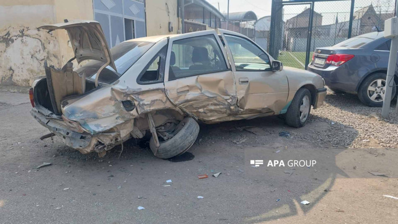 Daha bir BMW qəzaya səbəb olub