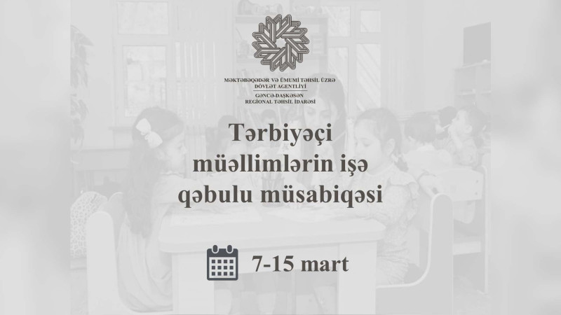 Məktəbəqədər təhsil müəssisələrində vakant yerlər var