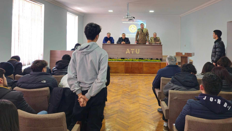 FHN əməkdaşları ATU-da maarifləndirici tədbir keçiriblər