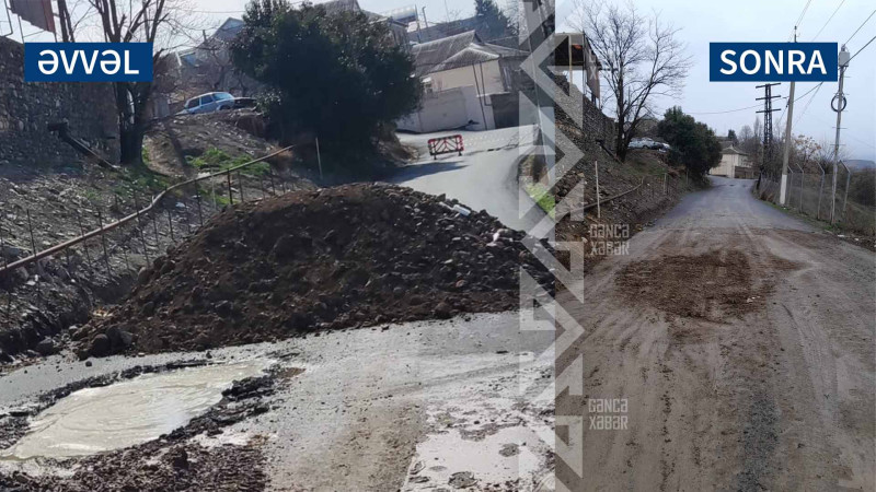 İki gün öncə işıqlandırdığımız problem aradan qaldırılıb