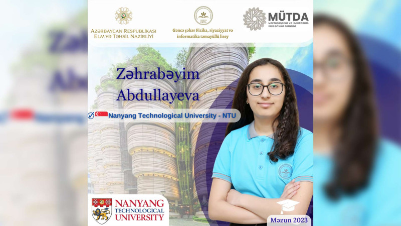 FRİTL-in məzunu məşhur universitetdə təhsil alacaq
