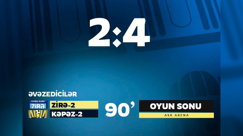 “Kəpəz-2” rəqibinə məğlub olub