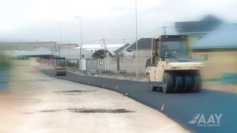 Şəhərin daxili yollarının təmiri yekunlaşıb