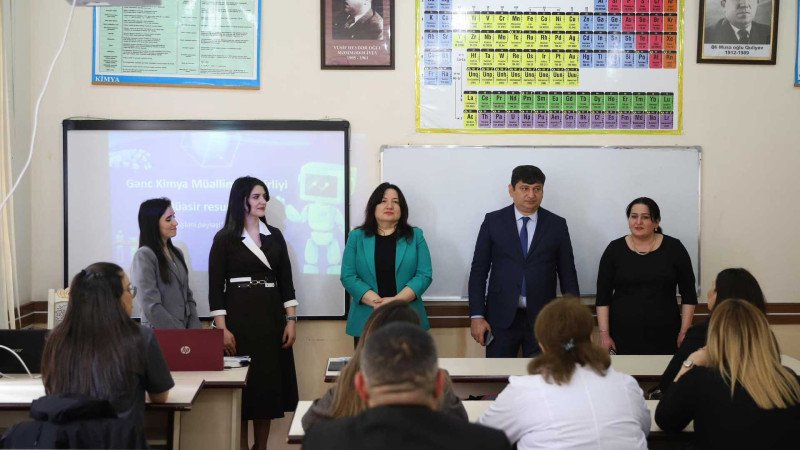 Gənc Kimya Müəllimləri Birliyinin təlimi keçirilib