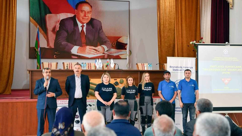 Mina təhlükəsizliyi ilə bağlı təlim təşkil olunub