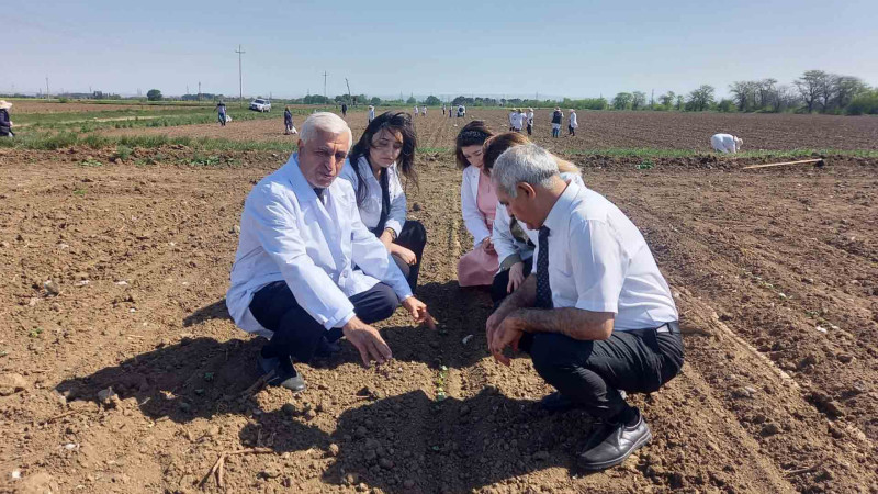 ADAU-da təcrübə sahəsinə baxış keçirilib