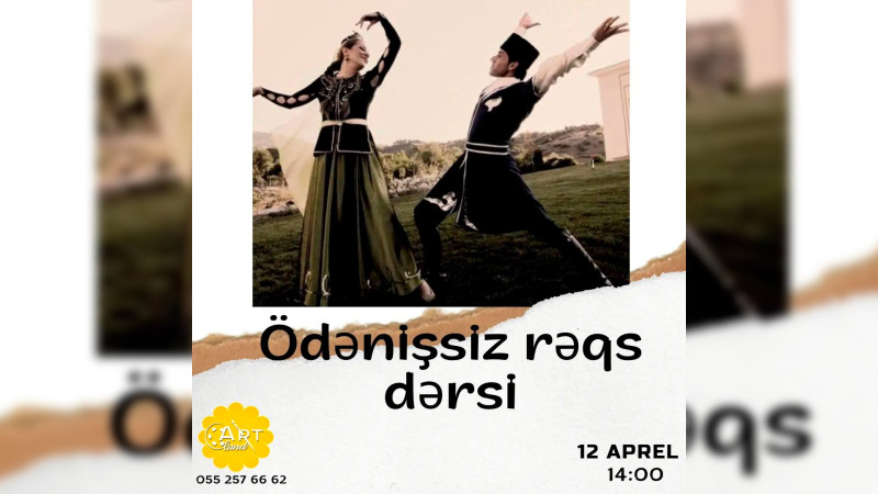 Bayramla əlaqədar ödənişsiz rəqs dərsi keçiriləcək