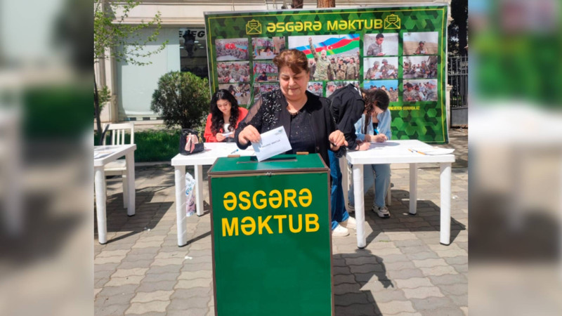 “Əsgərə məktub” layihəsi təşkil edilib