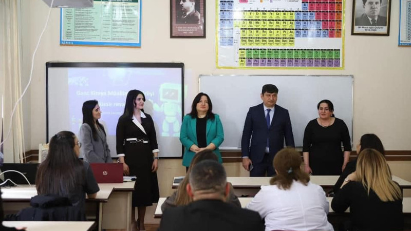 Gənc Kimya Müəllimləri Birliyi GDU-da təlim keçirib