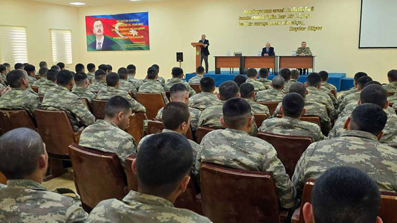 Hərbi qulluqçular üçün tədbir keçirilib