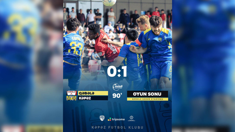 “Kəpəz” Qəbələdən qələbə ilə qayıdıb