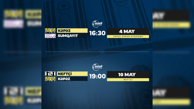 “Kəpəz” “Sumqayıt”ı qəbul edəcək