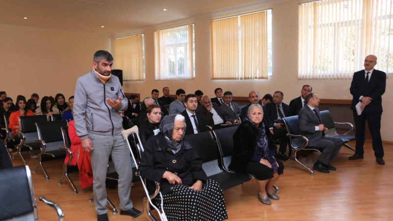 Sakinlərin iştirakı ilə səyyar görüş keçirilib