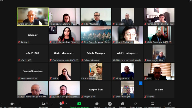 Texniki Yardım layihəsi çərçivəsində onlayn görüş keçirilib