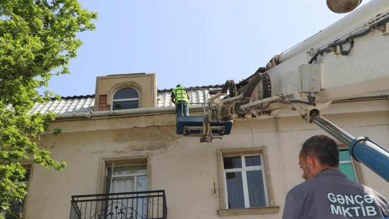 Bir sıra binalarda təmir-bərpa prosesi baş tutub