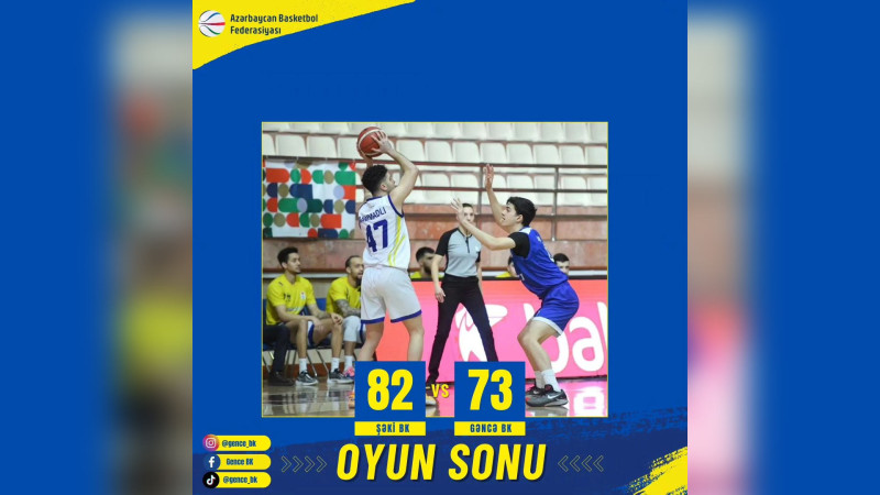 “Gəncə” BK “Şəki”nin qonağı olub