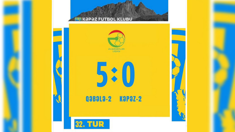 “Kəpəz-2” rəqibinə böyük hesabla məğlub olub