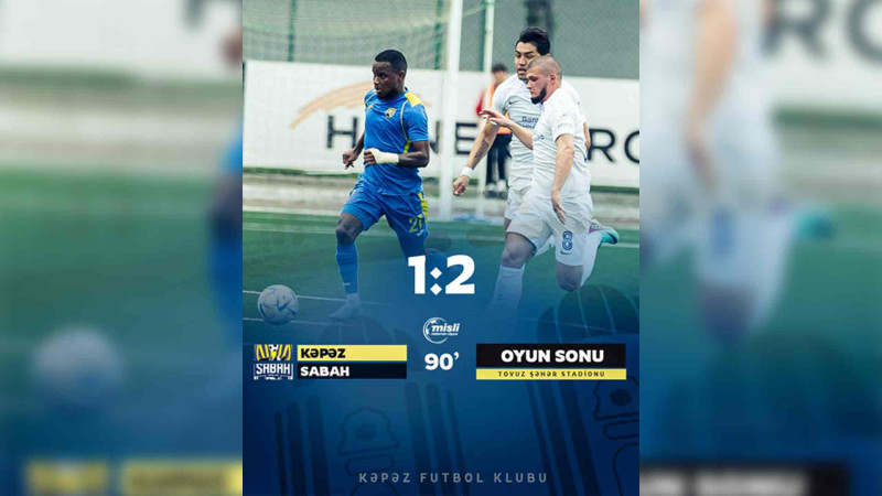 “Kəpəz” PFK rəqibinə məğlub olub