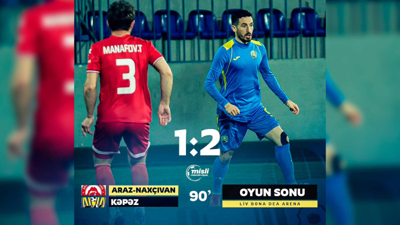 “Kəpəz” rəqibini məğlubiyyətlə baş-başa qoyub