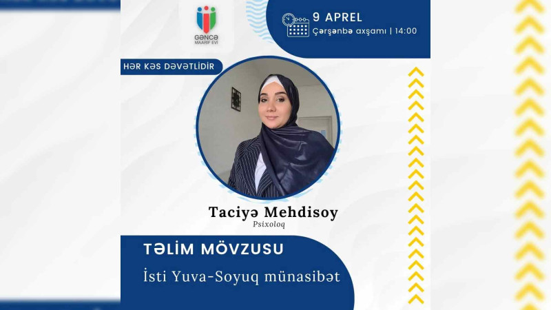 Psixologiya klubu təlim keçirəcək