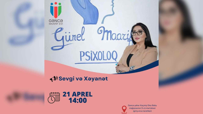 “Sevgi və xəyanət” adlı təlim baş tutacaq