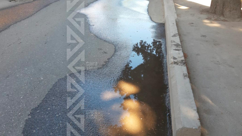 Küçələrin birində kommunal qəza olub