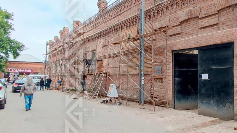 Şəhər Prokurorluğunun keçmiş binasında təmir işləri gedir