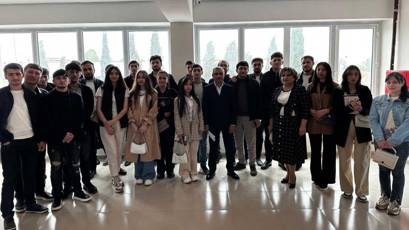 GDU-nun tələbələri Dövlət Arxivinin Gəncə filialında olublar