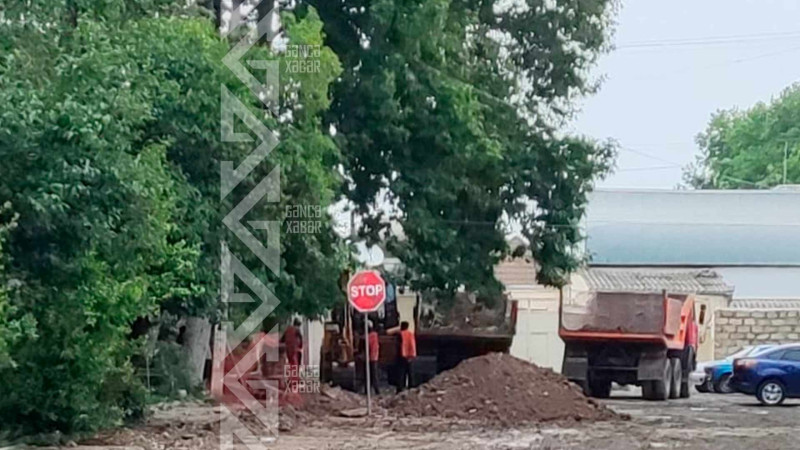 Şəhərimizin daha bir neçə ərazisində kommunal işlər aparılır