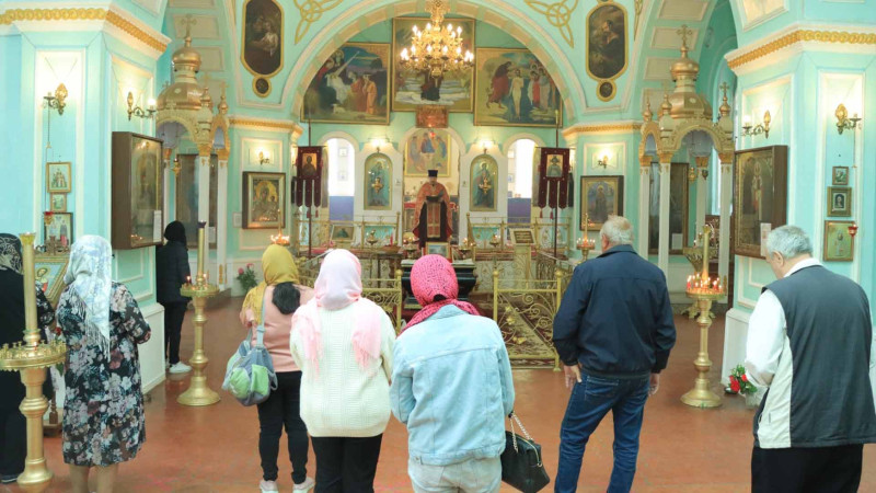 Pravoslavlar Pasxa bayramını keçiriblər