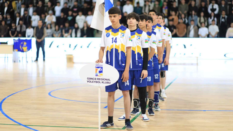 Gəncə İdman Sarayında Respublika Voleybol Turniri baş tutub