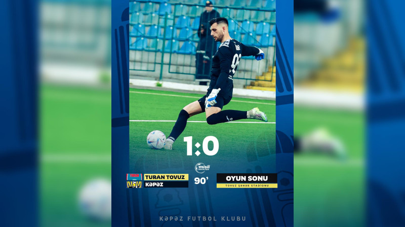 “Kəpəz” və Turan Tovuz görüşünün hesabı açıqlanıb