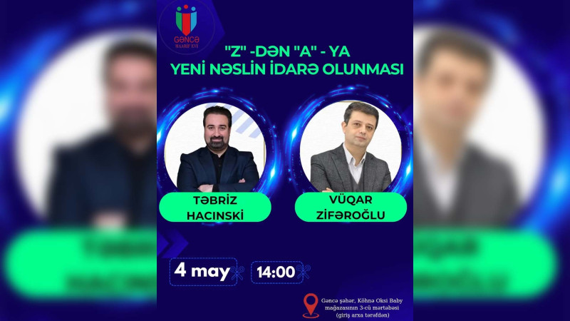 İki mütəxəssis tərəfindən təlimlər təşkil olunacaq