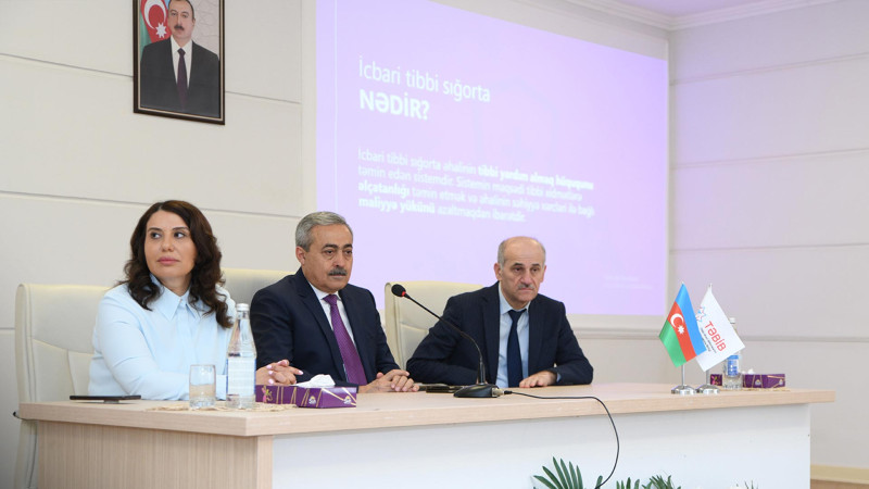 İcbari tibbi sığorta mövzusunda maarifləndirmə tədbiri baş tutub