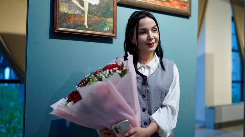 Gənc rəssamın fərdi sərgisi baş tutub