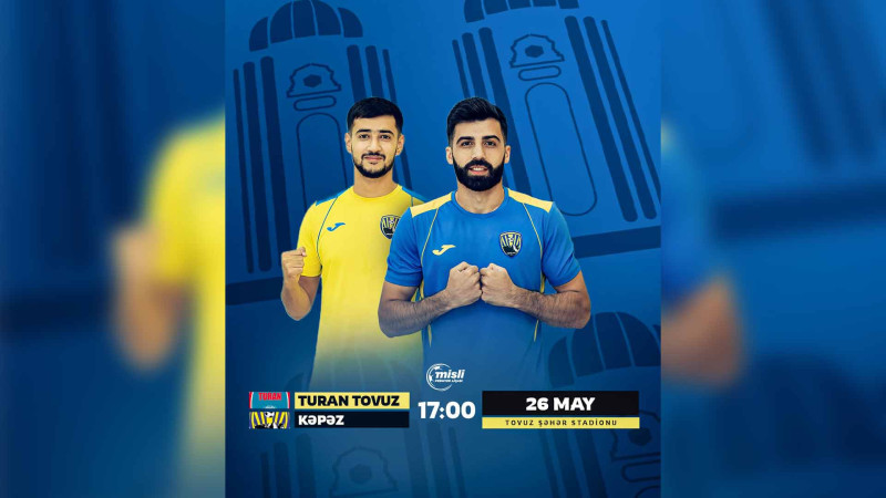 “Kəpəz” “Turan Tovuz” ilə üz-üzə gələcək