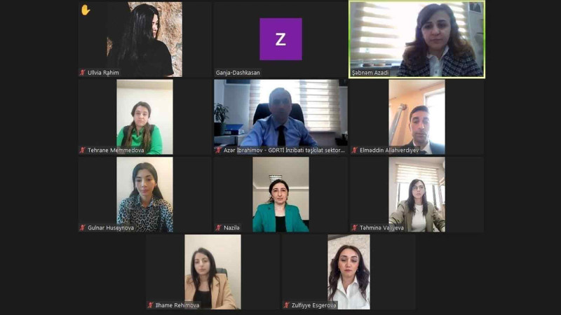 Kargüzarlıq işinin təkmilləşdirilməsi ilə bağlı onlayn təlim baş tutub