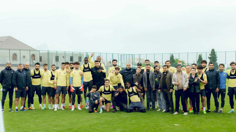 “Fərəh” İB-nin üzvləri “Kəpəz”in məşqində olublar