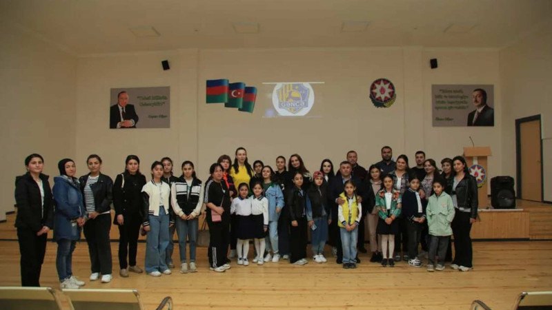 Gəncə VK-nın prezidenti yeniyetmə və balaca idmançılarla görüşüb