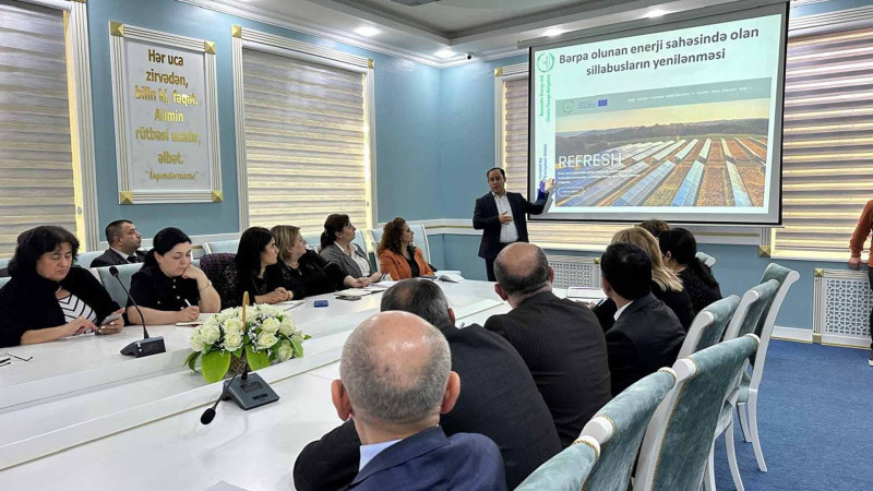 İki universitetin tərəfdaşlığı ilə təlim təşkil edilib