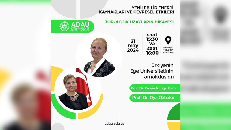 Türkiyəli mütəxəssislər ADAU-da təlim keçirəcəklər