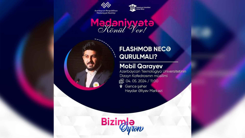 “Fləş-mob necə qurulmalı” mövzusunda təlim baş tutacaq