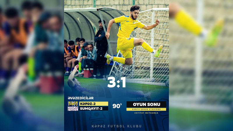 “Kəpəz-2” “Sumqayıt-2”ni məğlubiyyətlə yola salıb