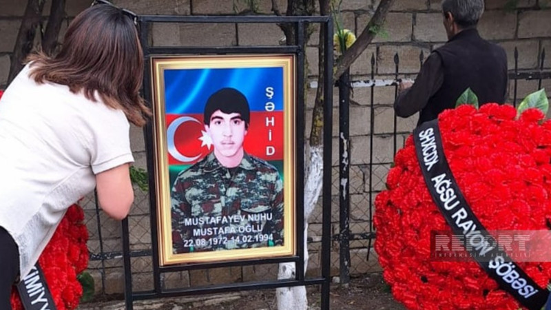 Şəhidlər xiyabanında dəfn olunan naməlum şəhid ailəsinə təhvil verilib