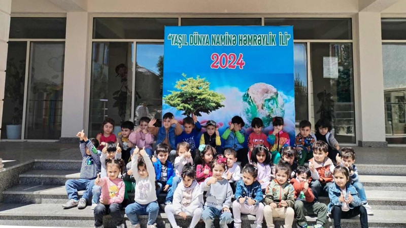 52 saylı Körpələr Evi-Uşaq Bağçasının həyəti abadlaşdırılıb