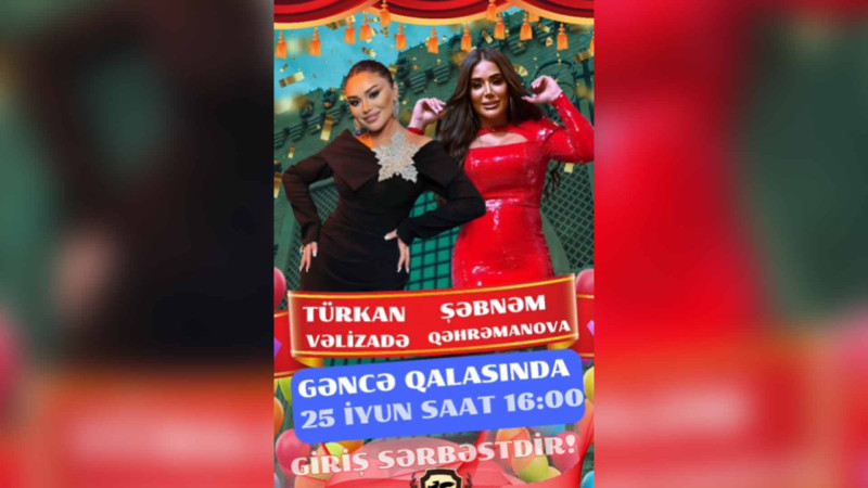 Tanınmış müğənnilər şəhərimizin qonağı olacaqlar