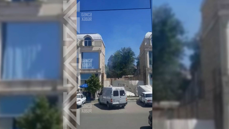 Sakinlər: Yandırılan zibillərin tüstüsü ətrafı bürüyüb