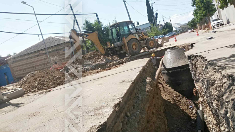 Şəhərin növbəti ünvanında kommunal işlər aparılır