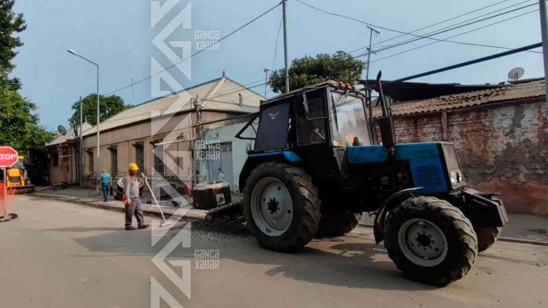 Şəhərin üç yerində kommunal işlər görülür