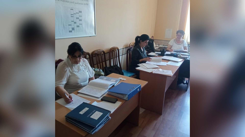 38 nömrəli tam orta məktəbdə yoxlama aparılıb